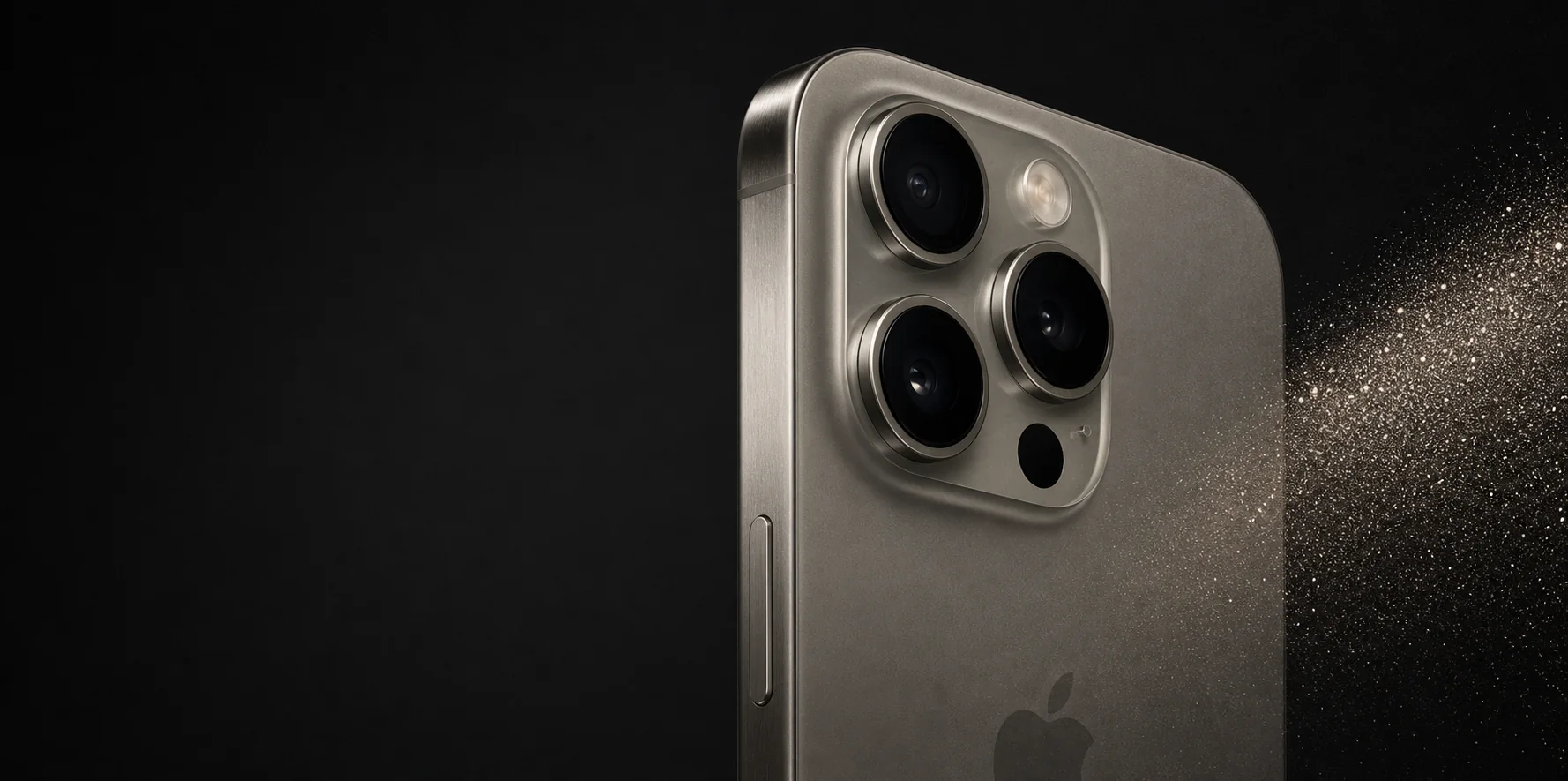 Крупный план iPhone 15 Pro